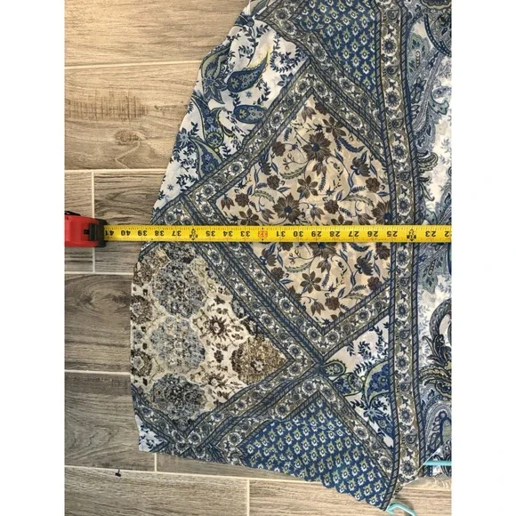 Cactus + Pearl LINED Tunic CAFTAN STYLE Top Blouse ATTACHED TANK Beads XXXL Plus - Picture 6 of 13